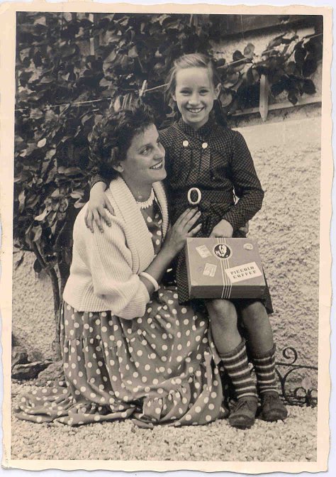 Annelies mit Helga